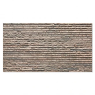 Kakel Niagara Brun Matt-Relief 31x56 cm